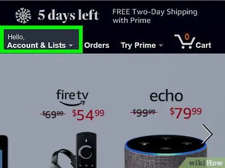 Скрыть заказы Amazon, шаг 2