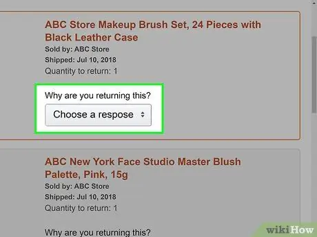 Распечатайте этикетку возврата Amazon Шаг 4