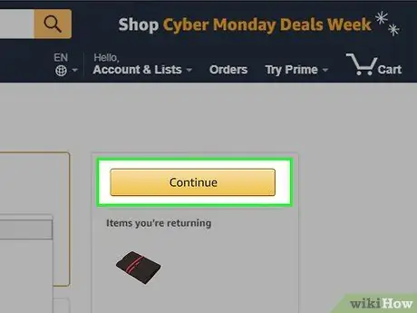 Распечатайте этикетку возврата Amazon Шаг 5