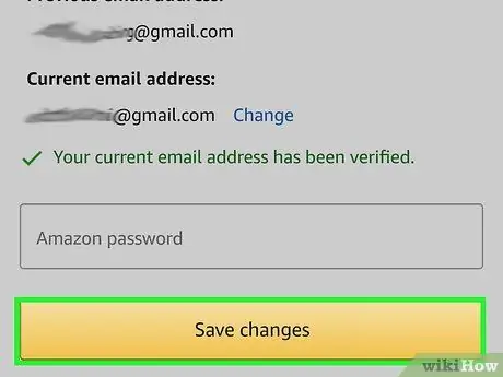 Измените адрес электронной почты для своей учетной записи Amazon Шаг 8