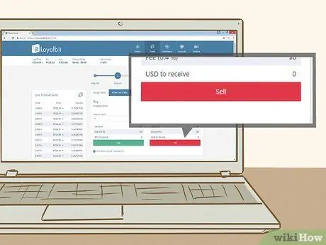 Конвертировать биткойны в доллары Шаг 18