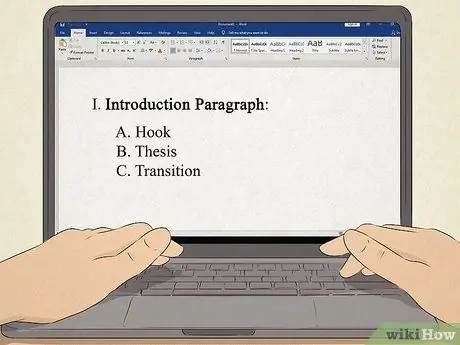 Напишите набросок эссе, шаг 12