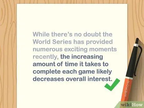 Напишите основной абзац, шаг 5