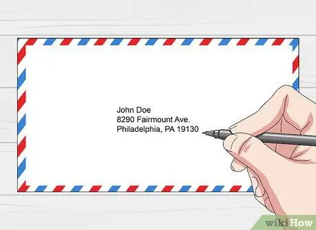 Отправить S. A. S. E. (Конверт с самоадресом и штампом) Шаг 2