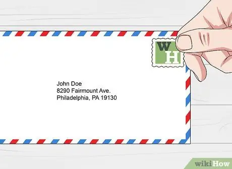 Отправить S. A. S. E. (Конверт с самоадресом и штампом) Шаг 3