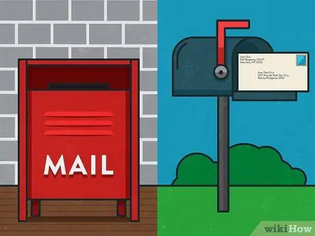 Наклейка штампа на конверт Шаг 6