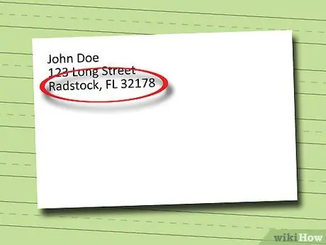 Маркировка конверта Шаг 4