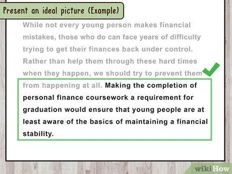 Напишите заключительный абзац для убедительного эссе Шаг 10