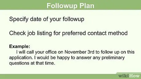 Завершение сопроводительного письма Шаг 7