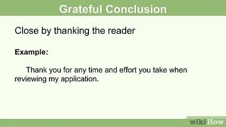 Завершение сопроводительного письма Шаг 8