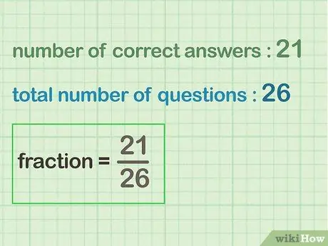 Рассчитайте тестовую оценку, шаг 2