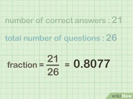 Рассчитать тестовую оценку Шаг 3