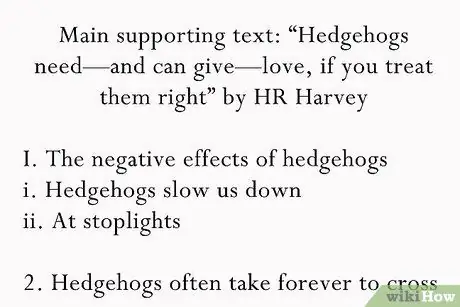 Создайте план для аргументационной статьи Шаг 5