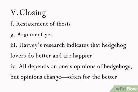 Создайте план для аргументационной статьи Шаг 7