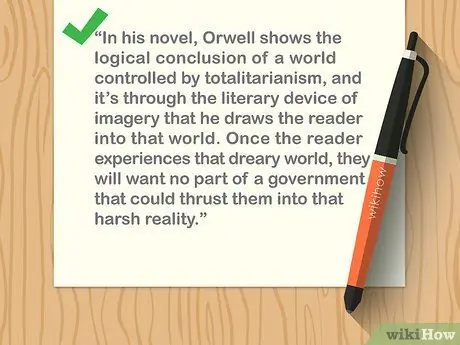 Составьте аргумент эссе Шаг 10