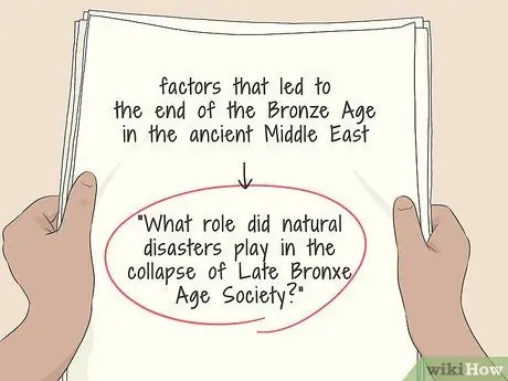 Напишите исследовательскую работу Шаг 1