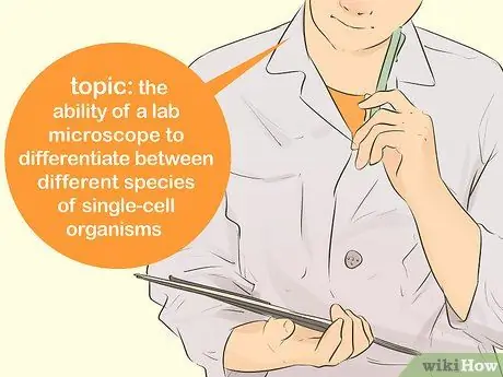 Напишите статью о медицинском исследовании Шаг 1