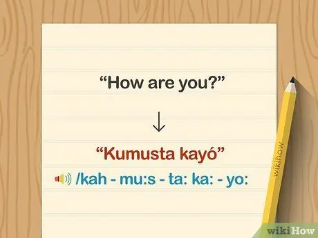 Приветствуйте людей с Филиппин Шаг 5