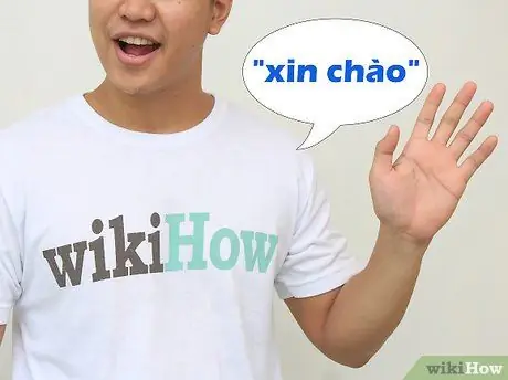 Сказать "Привет" на вьетнамском языке Шаг 1