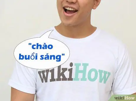 Сказать привет на вьетнамском языке Шаг 7