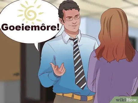 Приветствуйте людей на африкаансе Шаг 6