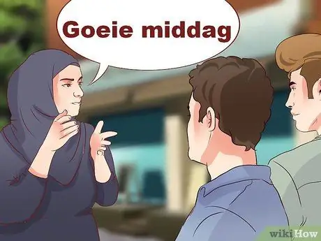 Приветствуйте людей на африкаанс, шаг 7