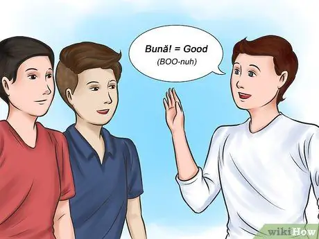 Сказать привет на румынском Шаг 8