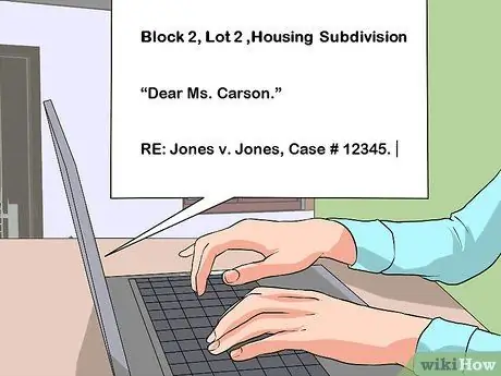 Написать письмо с просьбой о судебном слушании Шаг 8