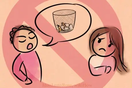 Человек говорит: мусор doodle