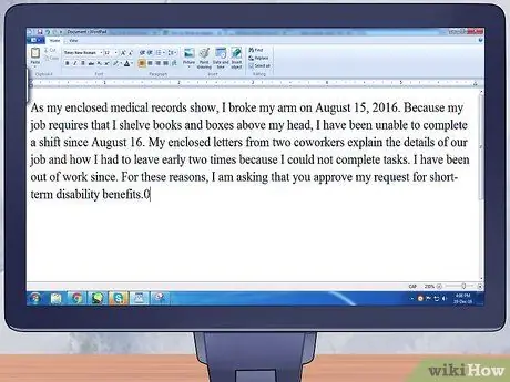 Напишите апелляционное письмо о краткосрочной нетрудоспособности Шаг 8