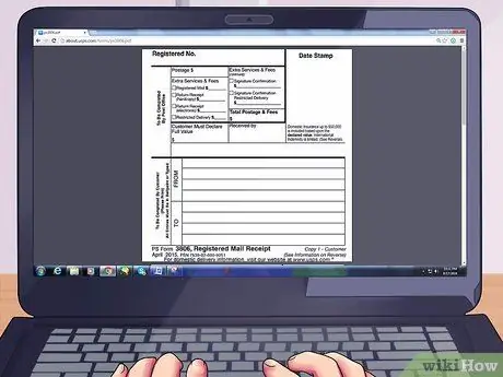 Отправить заказное письмо Шаг 7