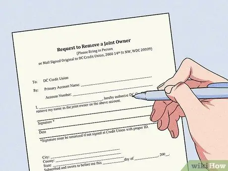 Измените совместный банковский счет на единый Шаг 6