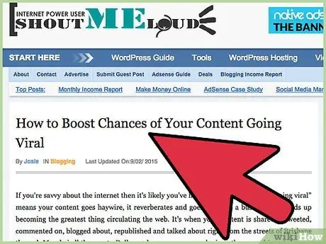 Повысьте свои шансы стать вирусным Шаг 2