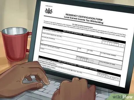 Заполните форму 10F Шаг 3