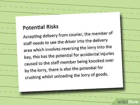 Напишите политику управления рисками, шаг 1