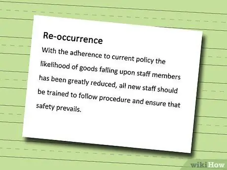 Напишите политику управления рисками, шаг 4