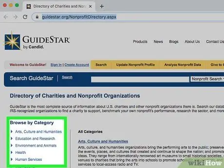 Найдите список некоммерческих организаций Шаг 10