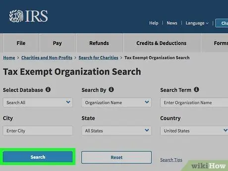 Найдите список некоммерческих организаций Шаг 7