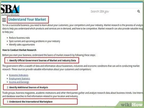 Напишите описание рынка Шаг 1