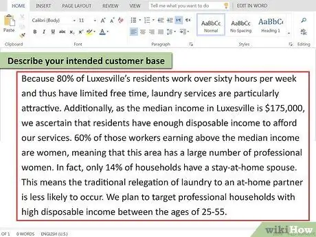 Напишите описание рынка Шаг 7