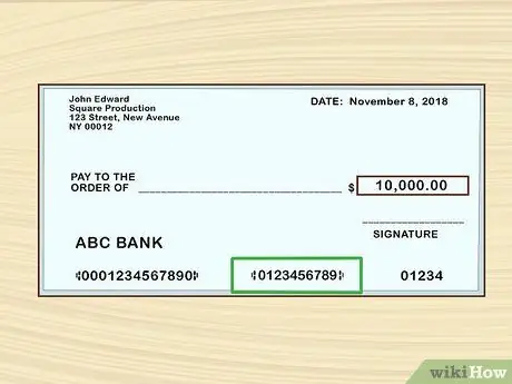 Найдите номер своего банковского счета Шаг 1