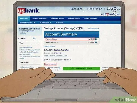 Проверьте свой банковский баланс Шаг 5