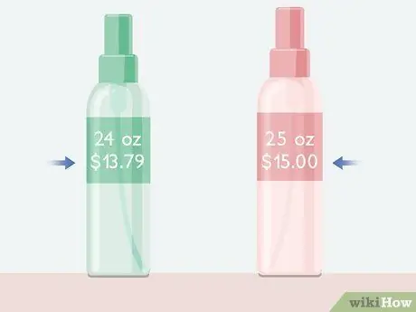 Рассчитайте и сравните цены за единицу товара в магазине Шаг 1