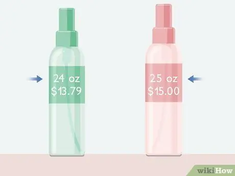 Рассчитайте и сравните цены за единицу товара в магазине Шаг 2