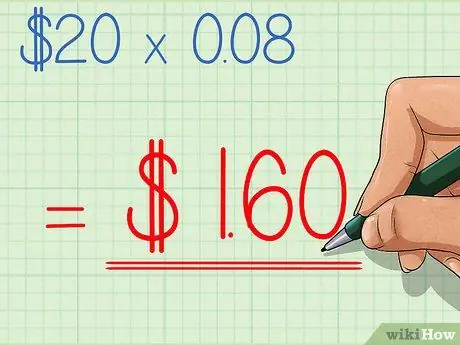 Добавьте налог с продаж, шаг 3