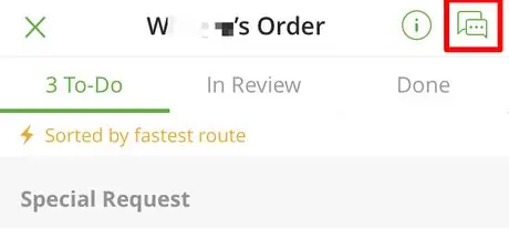 Заполните чат с доставкой в Instacart button
