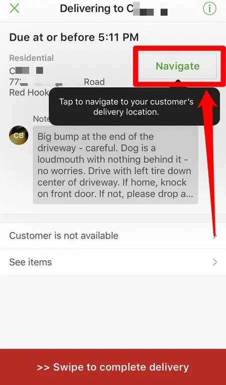 Завершите этап доставки Instacart Часть 3 7
