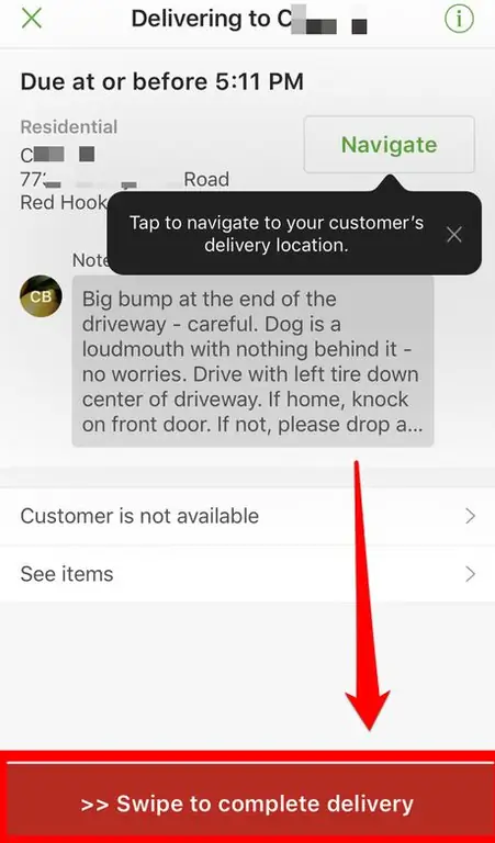 Завершите этап поставки Instacart, Часть 3, Шаг 9