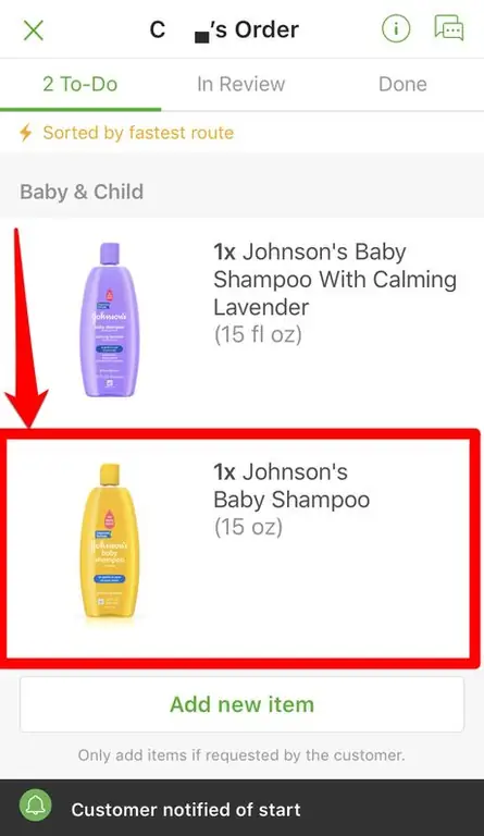 Завершите этап поставки Instacart, Часть 2, 5