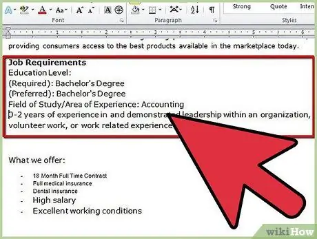 Создайте объявление о поиске помощи, шаг 3